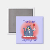 Polydactyls Regel! Magneet (Voorkant / Achterkant)