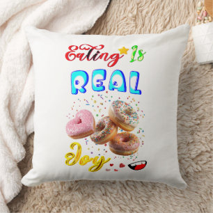Polyester Eten Is Echt Plezier Kussen