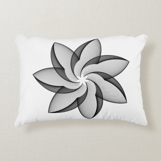 Polyester in penseel accent kussen (Voorkant)
