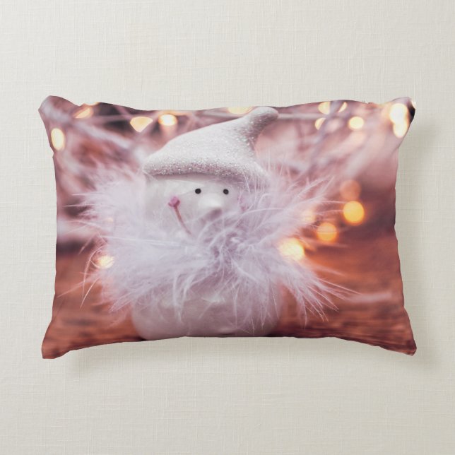 Polyester in penseel accent kussen (Voorkant)
