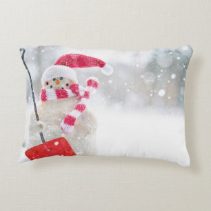 Polyester in penseel accent kussen