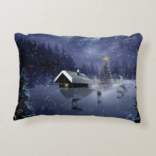 Polyester in penseel accent kussen