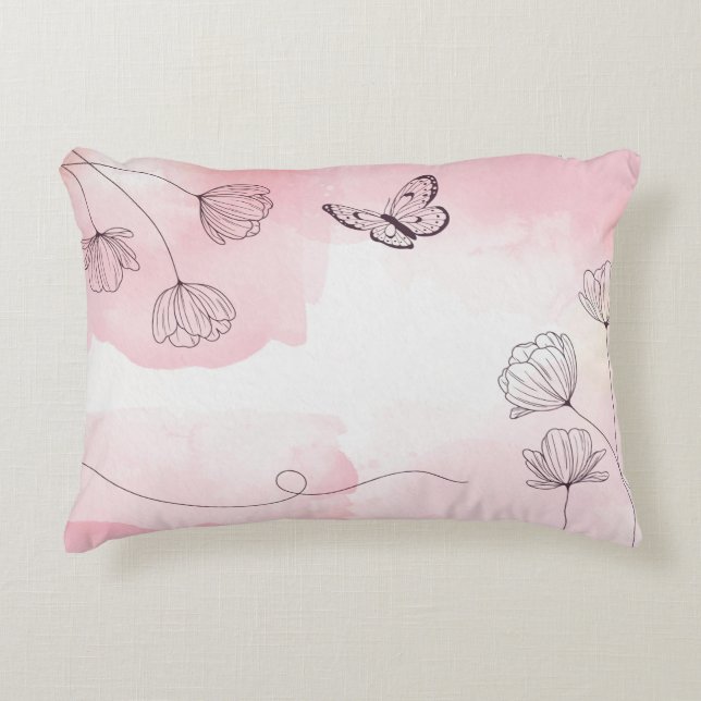 Polyester in penseel accent kussen (Voorkant)