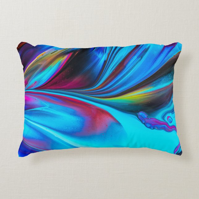 Polyester in penseel accent kussen (Voorkant)