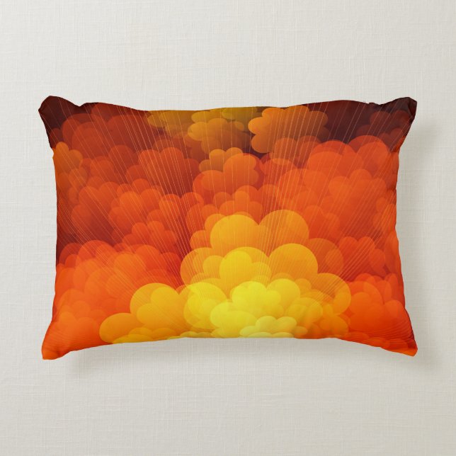 Polyester in penseel accent kussen (Voorkant)