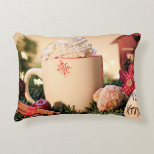 Polyester in penseel accent kussen