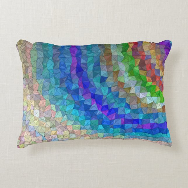 Polyester in penseel accent kussen (Voorkant)