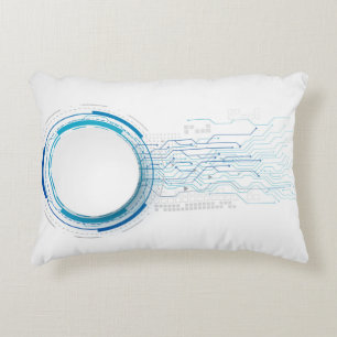 Polyester in penseel accent kussen