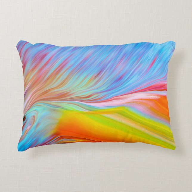 Polyester in penseel accent kussen (Voorkant)