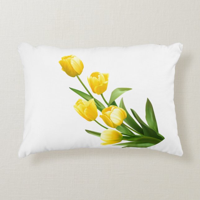 Polyester in penseel accent kussen (Voorkant)