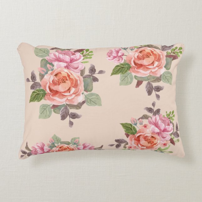 Polyester in penseel accent kussen (Voorkant)