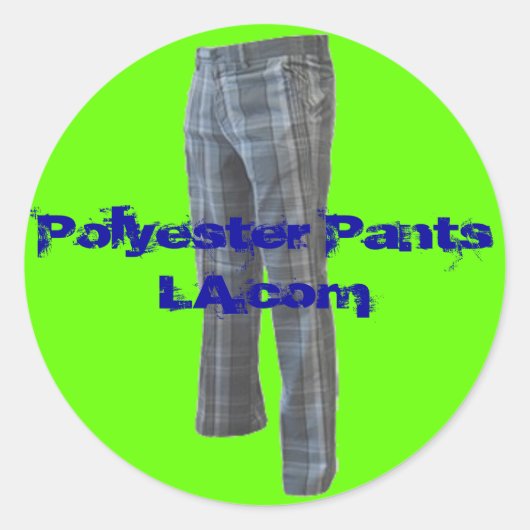 Polyester Pants LA Logo Sticker (Voorkant)