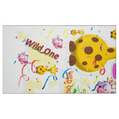 Polyester Poplin tissu Wild un anniversaire tissu (Fat Quarter)