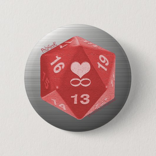 PolyGeek Button - Roze (Voorkant)