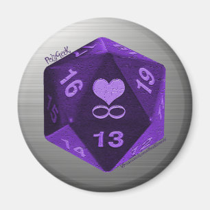 PolyGeek Magnet - Paars Magneet