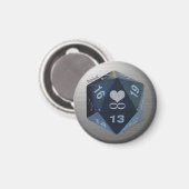 PolyGeek Magnet - Zwart Magneet (Voorkant / Achterkant)