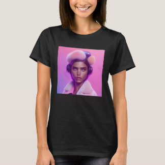 Polygel Kleuren Water Kleuren Vrouwen Kostuum Zons T-shirt