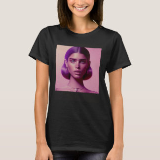 Polygel Kleuren Water Kleuren Vrouwen Kostuum Zons T-shirt