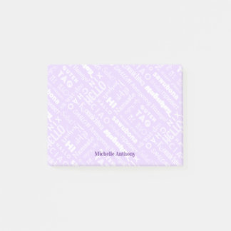 Polyglot Hallo over de World Notes