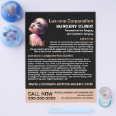 Polygonaal ontwerp, plastische chirurgie, plastisc flyer (Enkel)