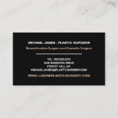 Polygonaal ontwerp, plastische chirurgie, plastisc visitekaartje (Achterkant)