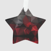 Polygonal, noir et rouge (dos)