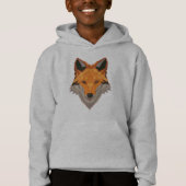 Polygonal Orange Fox Head Animal Design (Devant)
