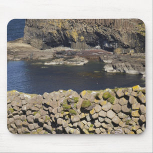 Polygonale basalt, Staffa, voor de Isle of Mull, Muismat