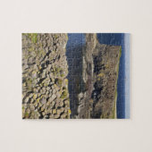 Polygonale basalt, Staffa, voor de kust van Isle o Legpuzzel (Horizontaal)