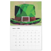 Polygonale kunst kalender (Mar 2026)