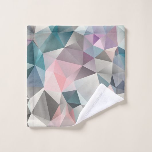 polygonaux, triangles (Gant de toilette)