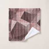 Polygone de texture beige et brune (Gant de toilette)