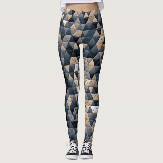 Polygone Love - Power Yoga Leggings (Voorkant)