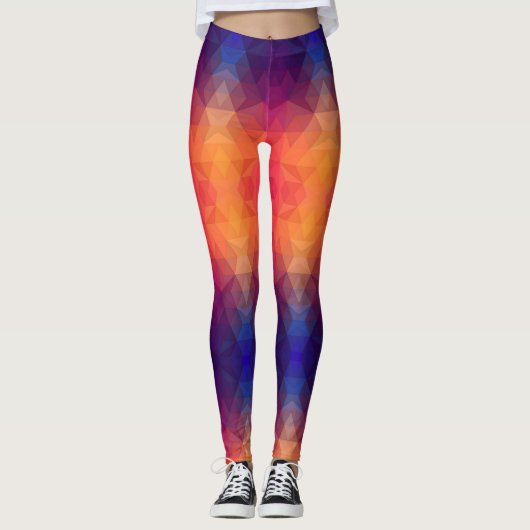 Polygone Love - Power Yoga Leggings (Voorkant)