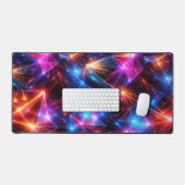 Polygone néon abstrait avec explosions (Clavier et souris)