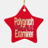 Polygraaf Extraordinaire Keramisch Ornament (Achterkant)