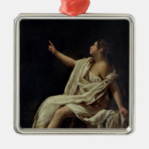 Polyhymnia, de Muse of Lyric Poetry, 1620 Metalen Ornament