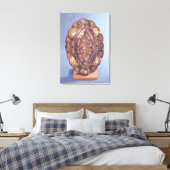 Polylobed elliptisch reliquair canvas afdruk (Insitu (Slaapkamer))