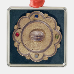 Polylobed reliquary, 13e eeuw metalen ornament