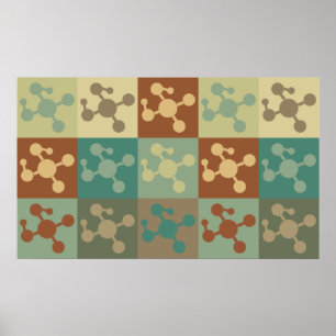 Polymeerscheikunde Pop Poster