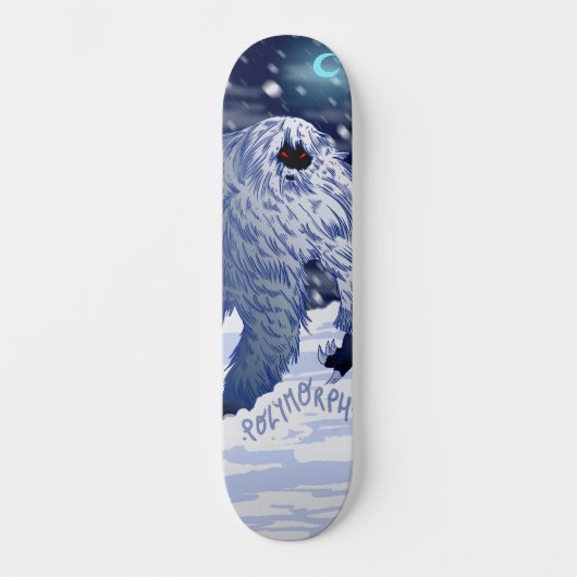 Polymorf het Yeti-skateboard Skateboard (Voorkant)