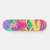 Polymorf Hippie-paddenstoel Skateboard (Horizontaal)