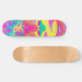 Polymorf Hippie-paddenstoel Skateboard (Horizontaal)