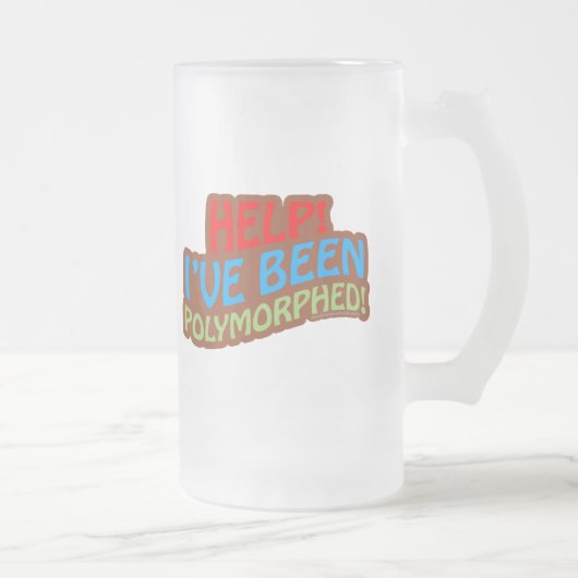 Polymorfoed Matglas Bierpul (Rechts)