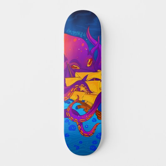Polymorph Kraken Attack Skateboard (Recto)