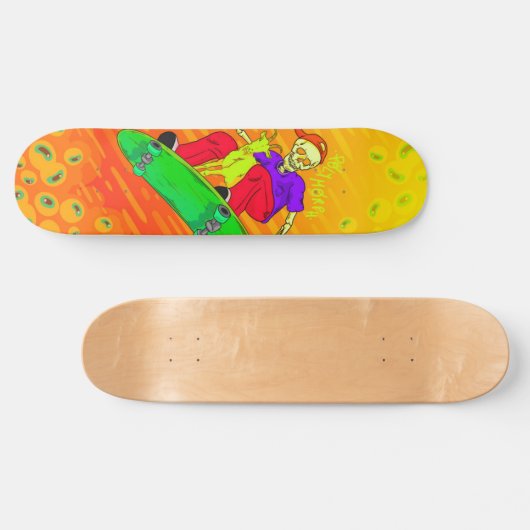 Polymorph Skeleton & Amis Skateboard (Horz)