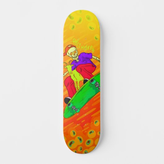 Polymorph Skeleton & Amis Skateboard (Recto)