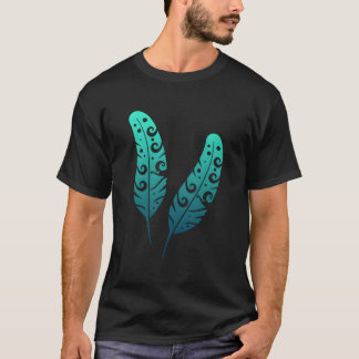 Polynesia Maori Feather Tribal Tattoo New Zealand T-shirt