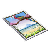 Polynesia Strand reisposter Notitieboek (Rechterzijde)