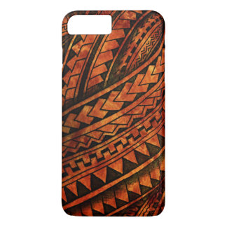 Polynesiaans ontwerp 	iPhone 8 plus / 7 plus hoesje